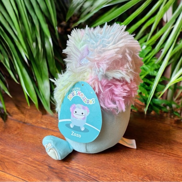 Squishmallows Zozo #924 8” Plush – Original Kellytoy – Pastel Fuzzy Monster - Picture 2 of 8